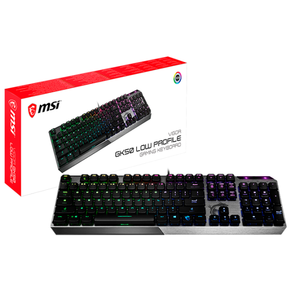 Tastatură MSI Vigor GK50 Low Profile Cu fir/ Black photo 6