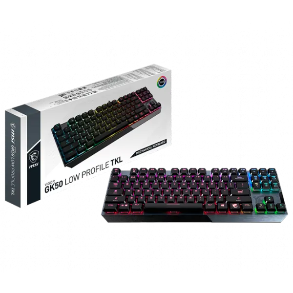 Клавиатура MSI Vigor GK50 Low Profile Проводная/ Черный photo 6 Клавиатура MSI Vigor GK50 Low Profile Проводная/ Черный photo 6