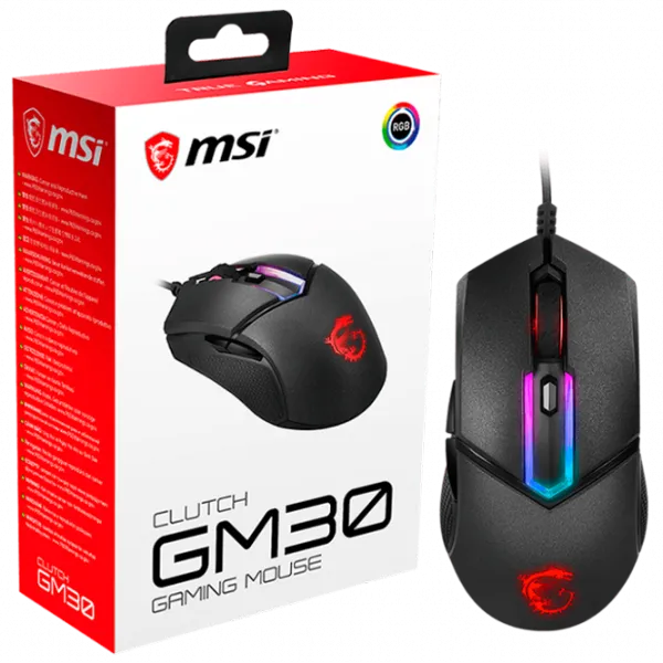 Мышь MSI Clutch GM30 USB/ Черный photo 7