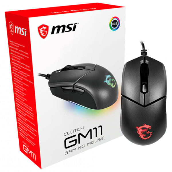 Mouse MSI Clutch GM11 USB/ Black photo 6 Mouse MSI Clutch GM11 USB/ Black photo 6