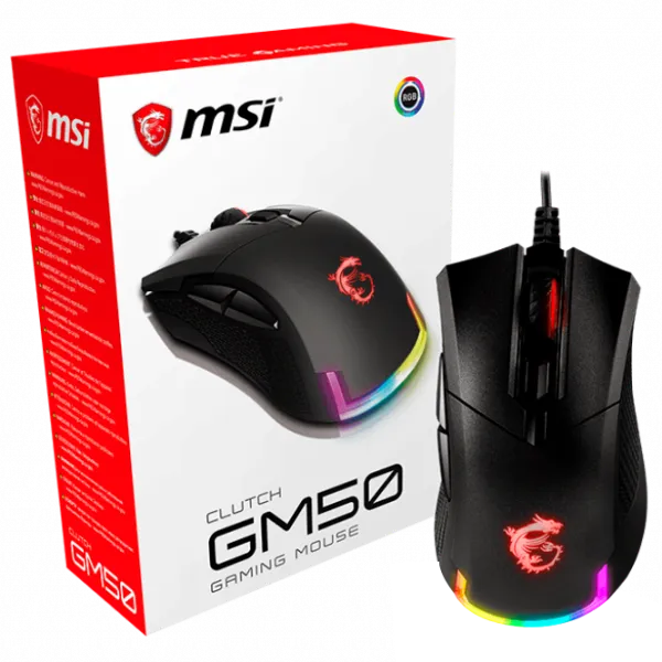 Мышь MSI Clutch GM50 USB/ Черный photo 7 Мышь MSI Clutch GM50 USB/ Черный photo 7