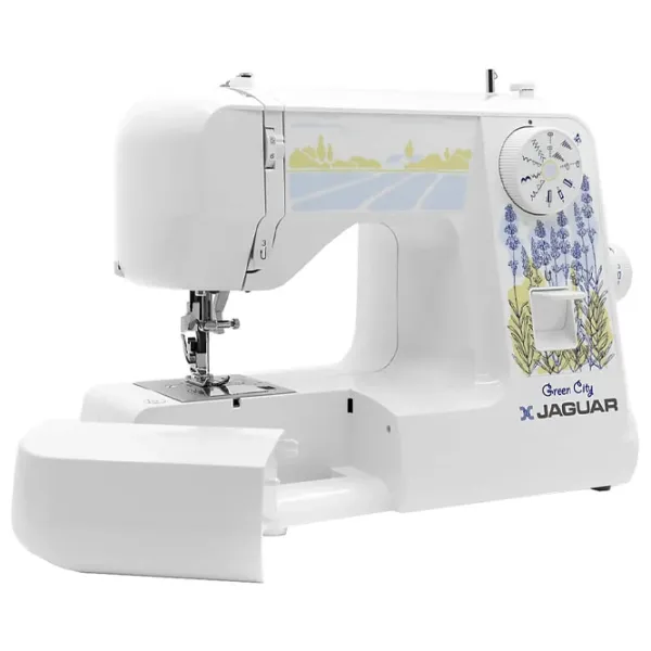 Mașină de cusut Jaguar Green City Electromecanică/ White photo 3