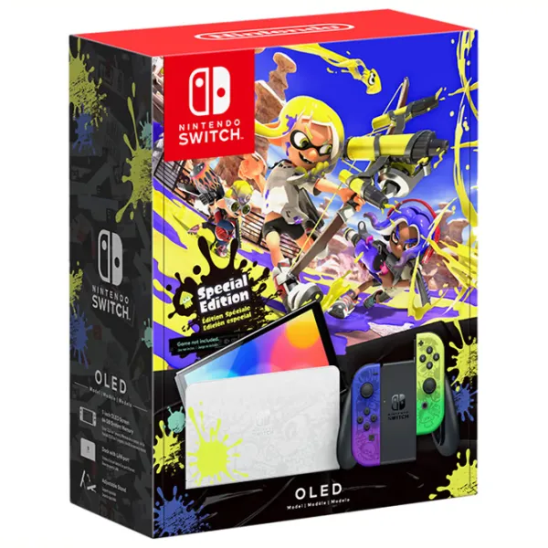 Nintendo Switch Oled Model Splatoon 3 Edition  / Black photo 5