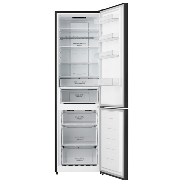 Frigider Gorenje NRK 620 EABG4 cu congelator jos 336 l / 200.4 cm / Black photo 3