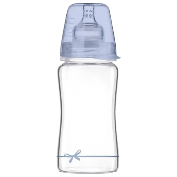 Biberon Canpol 74/ 204 pentru băieți/ 250 ml/ Transparent photo 3