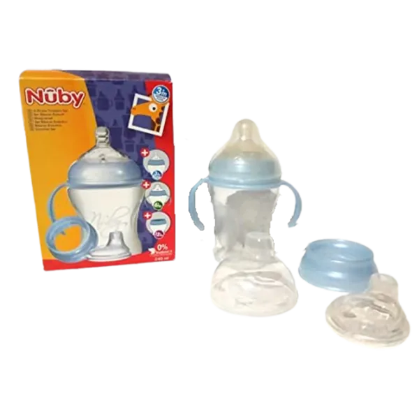 Biberon Nuby ID68000 Unisex/ 240 ml/ Transparent photo 2 Biberon Nuby ID68000 Unisex/ 240 ml/ Transparent photo 2