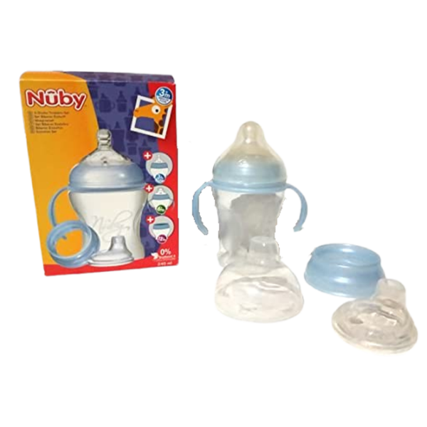 Biberon Nuby ID68000 Unisex/ 240 ml/ Transparent photo 2 Biberon Nuby ID68000 Unisex/ 240 ml/ Transparent photo 2