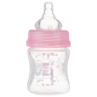 Biberon BabyOno 0402/ 02 pentru fetițe/ 120 ml/ Pink photo 2