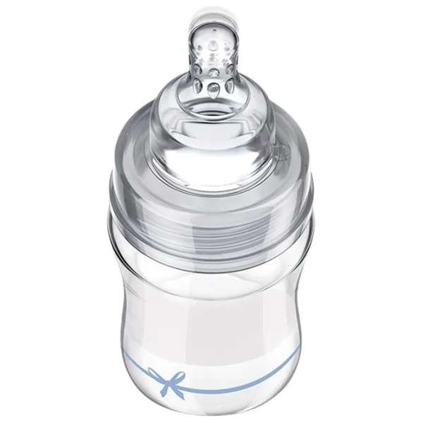Biberon Canpol 74/ 104 pentru băieți/ 150 ml/ Transparent photo 2