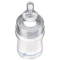 Biberon Canpol 74/ 104 pentru băieți/ 150 ml/ Transparent photo 2