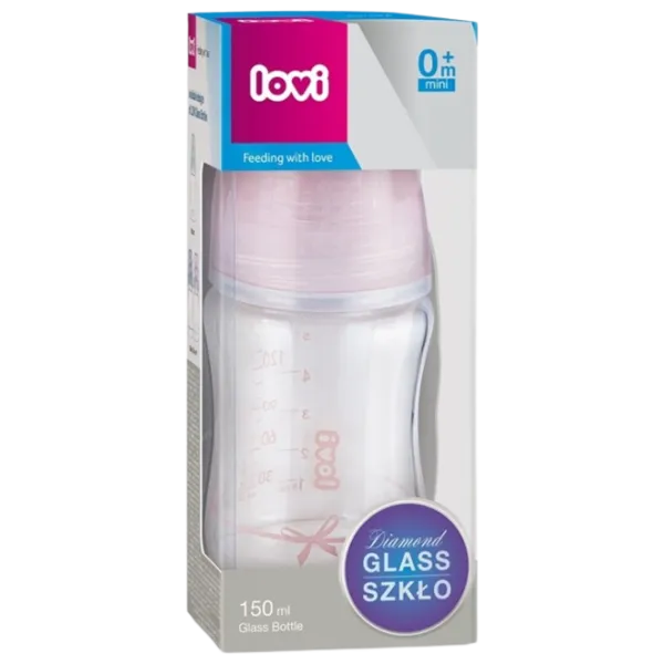 Biberon Canpol 74/ 104 pentru fetițe/ 150 ml/ Transparent photo 2