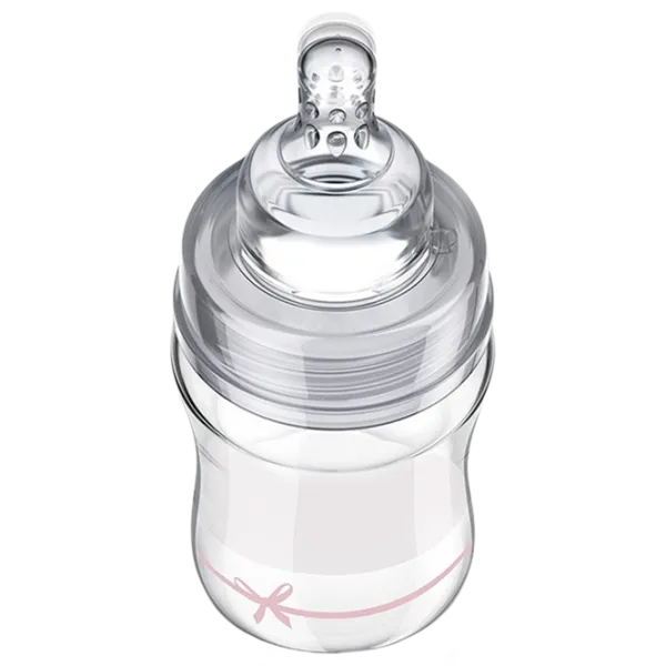 Biberon Canpol 74/ 104 pentru fetițe/ 150 ml/ Transparent photo 3