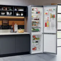 Frigider Hotpoint-Ariston HAFC9 TT43SX O3 cu congelator jos 367 l / 202.7 cm / Inox photo 10