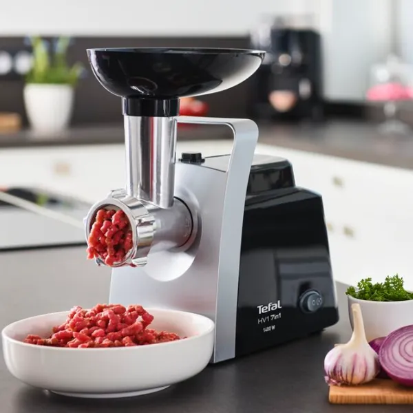 Mașină de tocat carne Tefal NE109838 1400 W/ 1.7 kg/ min/ Black photo 7