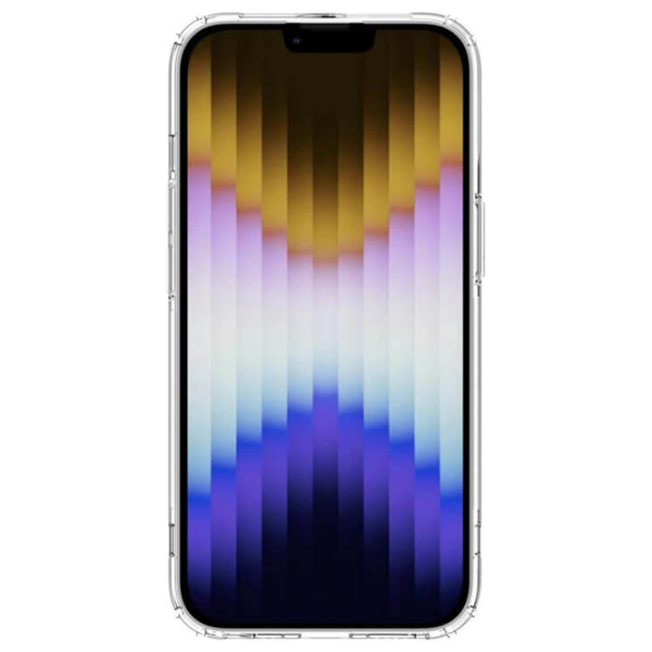 Husă pentru smartphone Apple iPhone 14 Plus Nillkin/ Back/ TPU/ PC/ White Transparent photo 2