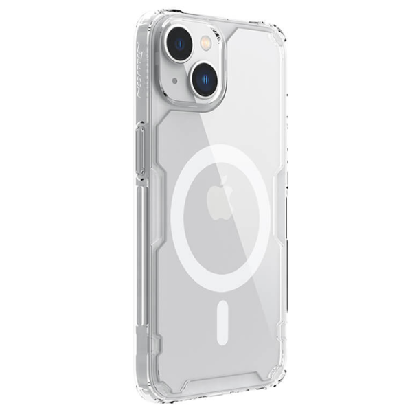 Husă pentru smartphone Apple iPhone 14 Plus Nillkin/ Back/ TPU/ PC/ White Transparent photo 3