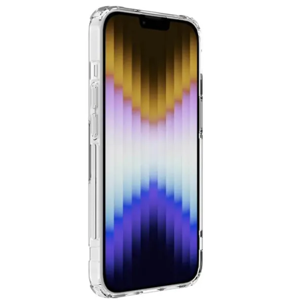Husă pentru smartphone Apple iPhone 14 Plus Nillkin/ Back/ TPU/ PC/ White Transparent photo 5