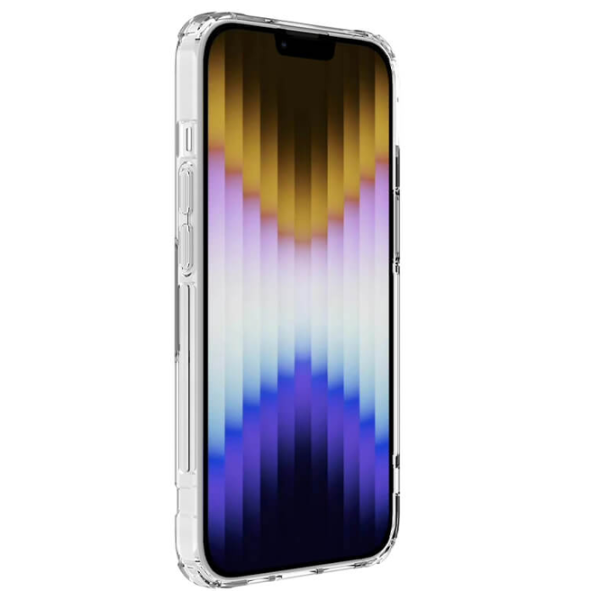 Husă pentru smartphone Apple iPhone 14 Plus Nillkin/ Back/ TPU/ PC/ White Transparent photo 5