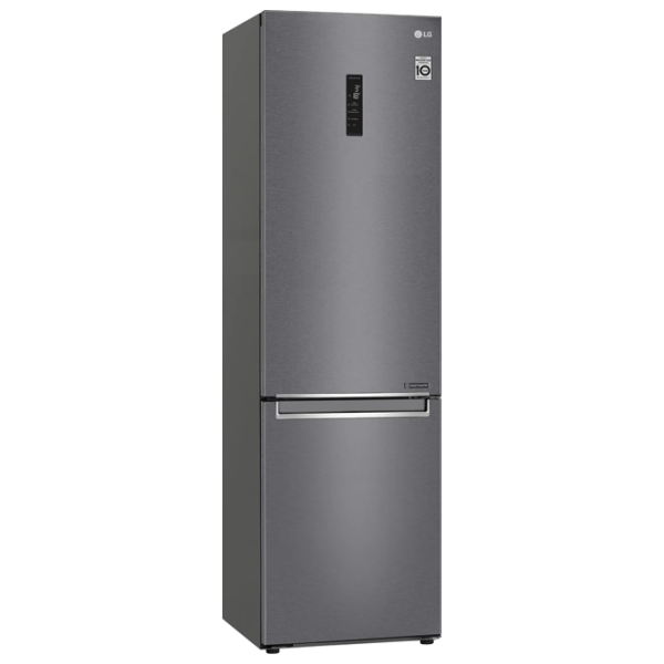 Frigider LG GW-B509SLKM cu congelator jos 384 l / 203 cm / Inox photo 2