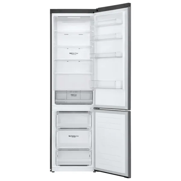 Frigider LG GW-B509SLKM cu congelator jos 384 l / 203 cm / Inox photo 4