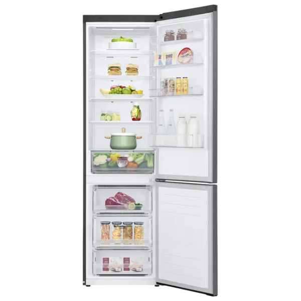 Frigider LG GW-B509SLKM cu congelator jos 384 l / 203 cm / Inox photo 5