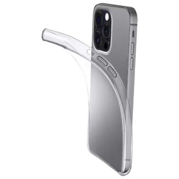 Husă pentru smartphone Apple iPhone 14 Pro Max Cellularline/ Back/ Soft/ Transparent photo 2