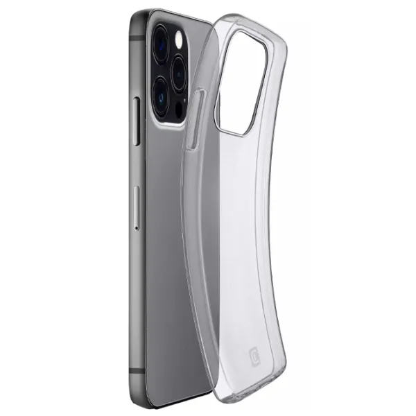 Husă pentru smartphone Apple iPhone 14 Pro Max Cellularline/ Back/ Soft/ Transparent photo 4