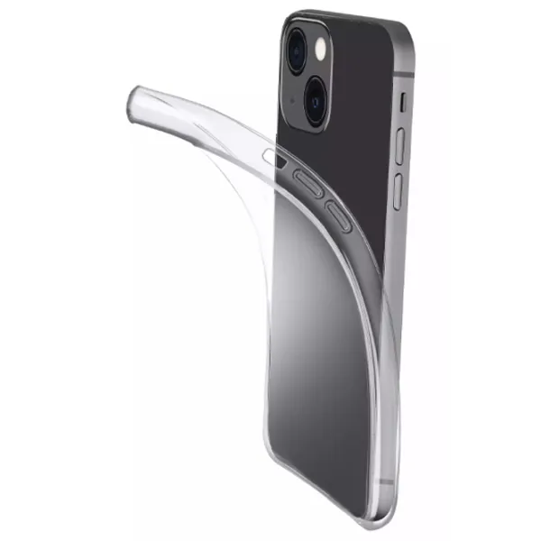 Husă pentru smartphone Apple iPhone 14 Cellularline/ Back/ Soft/ Transparent photo 2