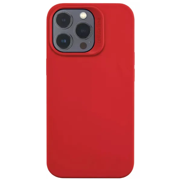 Husă pentru smartphone Apple iPhone 14 Pro Max Cellularline/ Back/ Silicon/ Red photo 2