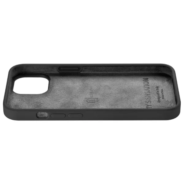 Husă pentru smartphone Apple iPhone 14 Cellularline/ Back/ Silicon/ Black photo 4