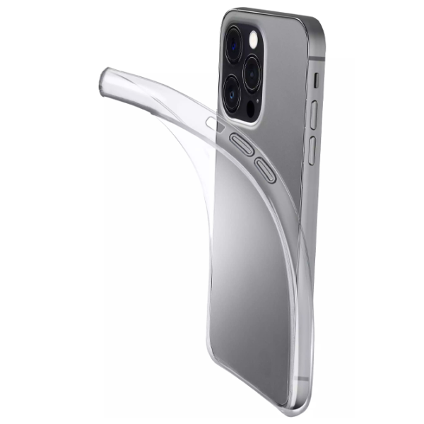 Husă pentru smartphone Apple iPhone 14 Pro Cellularline/ Back/ Silicon/ Transparent photo 2