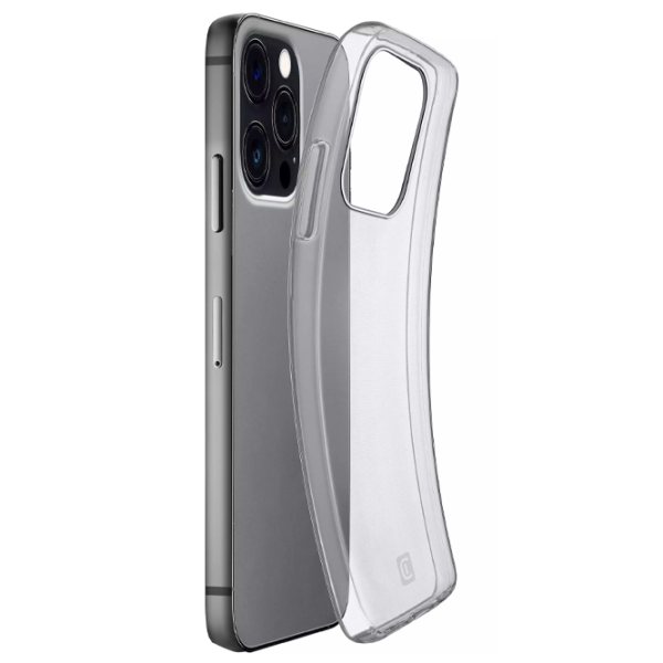 Husă pentru smartphone Apple iPhone 14 Pro Cellularline/ Back/ Silicon/ Transparent photo 4