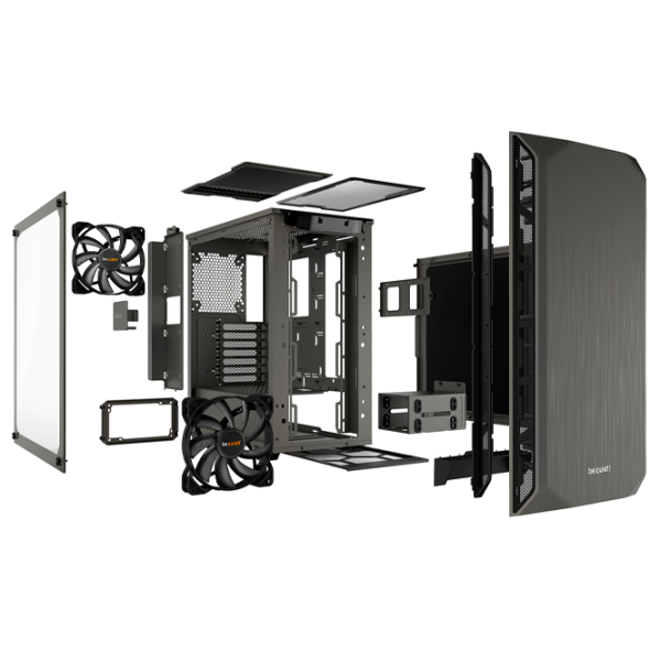 Carcasă Be quiet! Pure Base 500 Mid Tower / Gray photo 9 Carcasă Be quiet! Pure Base 500 Mid Tower / Gray photo 9