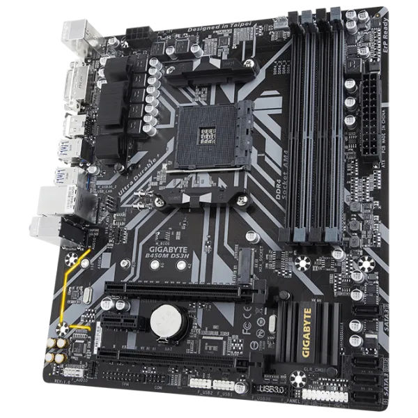 Материнская плата Gigabyte B450M DS3H 1.0 mATX/ AMD B450 photo 3