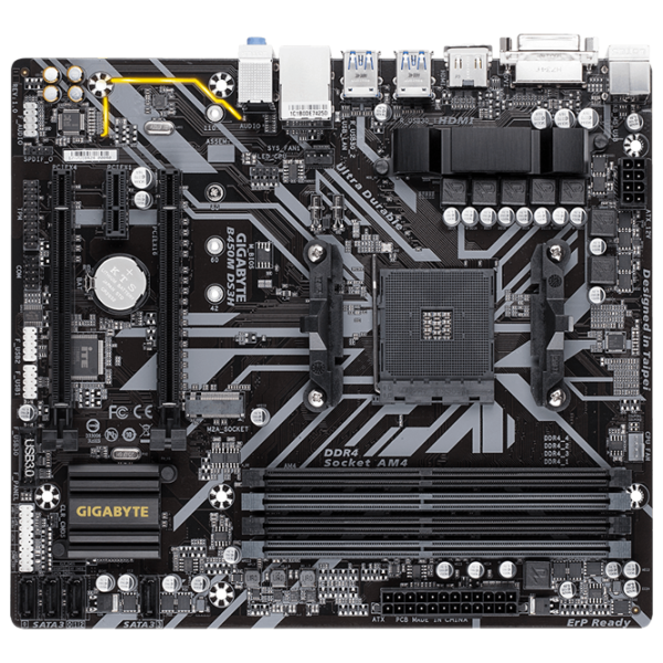 Материнская плата Gigabyte B450M DS3H 1.0 mATX/ AMD B450 photo 4