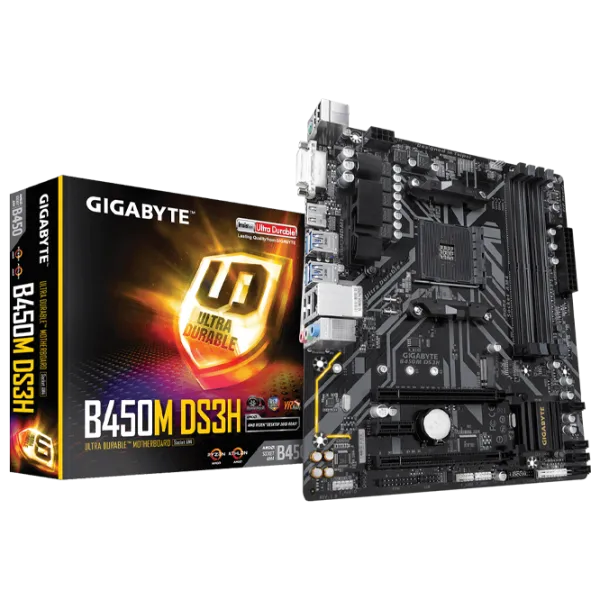 Материнская плата Gigabyte B450M DS3H 1.0 mATX/ AMD B450 photo 5