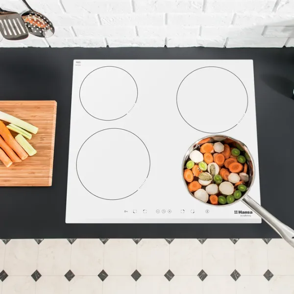 Plită încorporabilă cu inducție Hansa BHIW67323 White photo 6