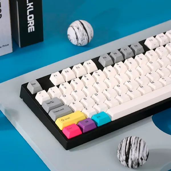 Tastatură Varmilo MA108M V2 CMYK Cu fir/ Black photo 2
