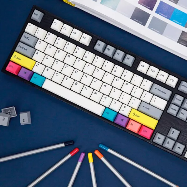 Tastatură Varmilo MA108M V2 CMYK Cu fir/ Black photo 7