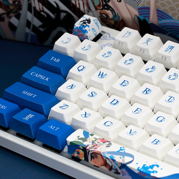 Tastatură Varmilo VA87M Lovebirds-I Cu fir/ White photo 4