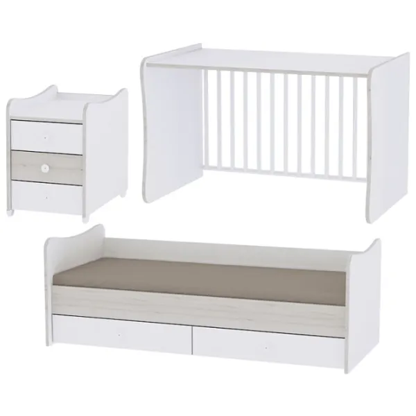 Pat pentru copii Lorelli BED MAXI PLUS NEW (10150300032A) 0 luni - 14 ani/ White photo 2 Pat pentru copii Lorelli BED MAXI PLUS NEW (10150300032A) 0 luni - 14 ani/ White photo 2