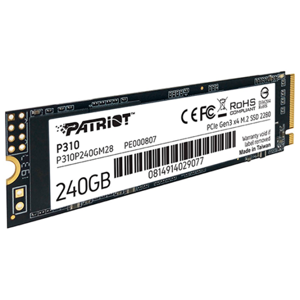 SSD Patriot P310 240 ГБ M.2 photo 2 SSD Patriot P310 240 ГБ M.2 photo 2