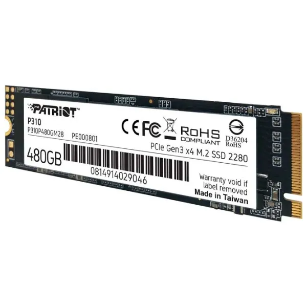 SSD Patriot P310 480 ГБ M.2 photo 3