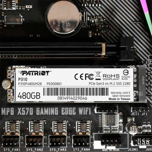 SSD Patriot P310 480 ГБ M.2 photo 4
