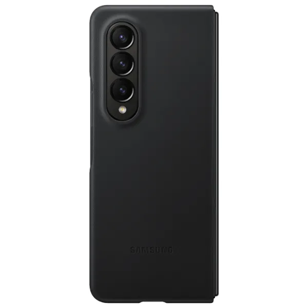 Чехол для смартфона Samsung Galaxy Z Fold 4 5G Samsung/ Back/ Кожа/ Черный photo 5