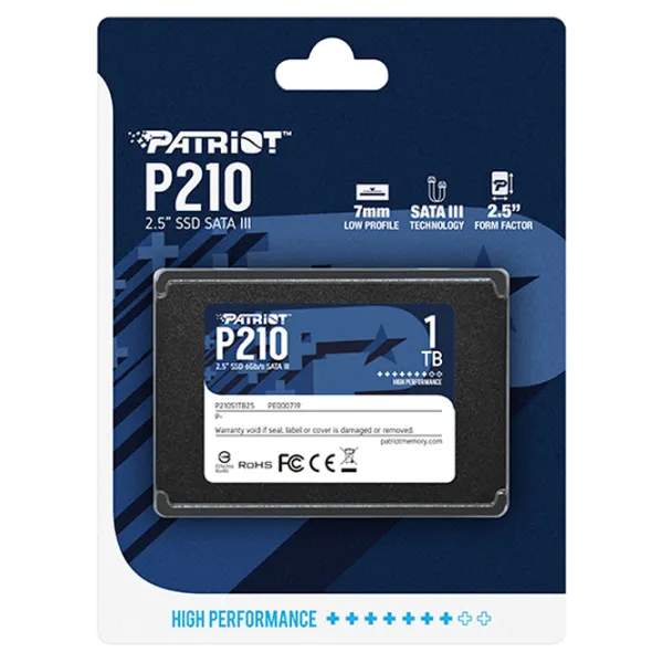 SSD Patriot P210 1 ТБ 2.5'' photo 5