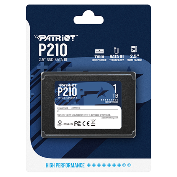 SSD Patriot P210 1 ТБ 2.5'' photo 5