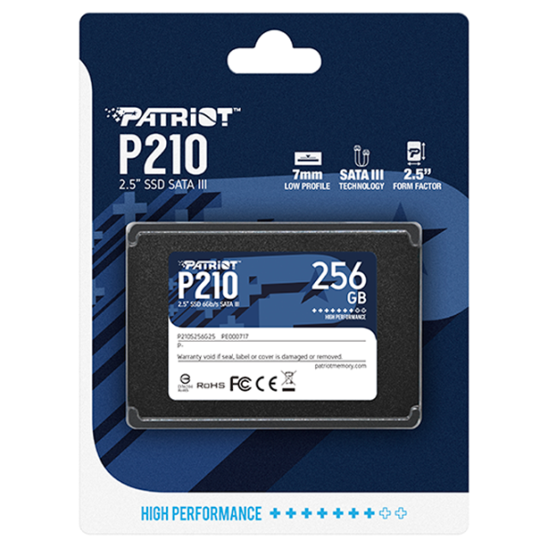 SSD Patriot P210 256 ГБ 2.5'' photo 5
