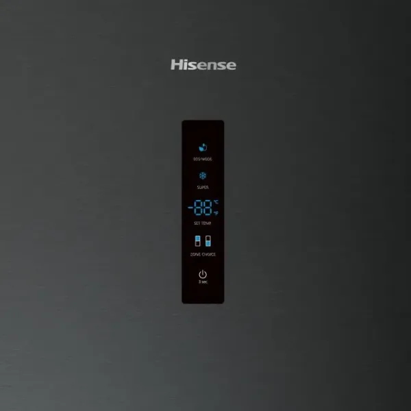 Frigider Hisense RB390N4BFE cu congelator jos 300 l / 186 cm / Black photo 4