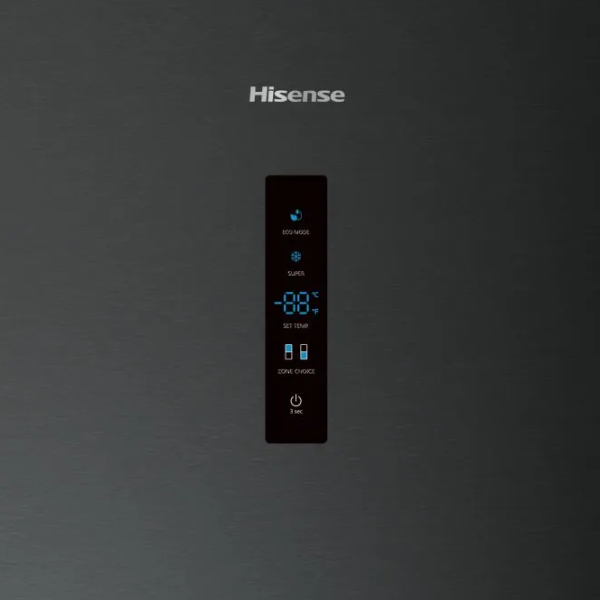 Frigider Hisense RB390N4BFE cu congelator jos 300 l / 186 cm / Black photo 4
